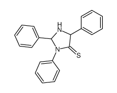 2,3,5-triphenylimidazolidine-4-thione Structure