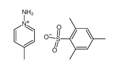 N-amine-4-methylpyridinium mesitylenesulfonate Structure