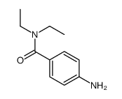 4-氨基-N,N-二乙基苯甲酰胺结构式