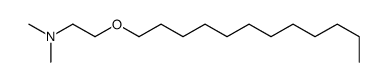 2-dodecoxy-N,N-dimethylethanamine结构式