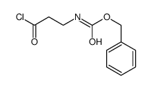 benzyl N-(3-chloro-3-oxopropyl)carbamate结构式