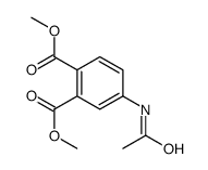 4-乙酰基氨基邻苯二甲酸二甲酯结构式