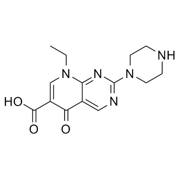 Pipemidic acid Structure