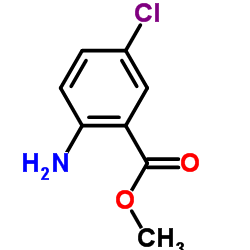 Methyl 2-amino-5-chlorobenzoate Structure