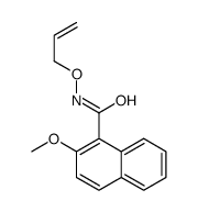 2-methoxy-N-prop-2-enoxynaphthalene-1-carboxamide结构式