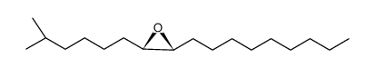 (2S,3R)-2-(5-methylhexyl)-3-nonyloxirane Structure
