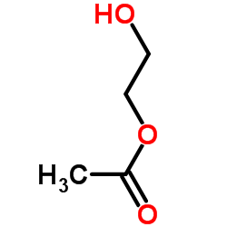 乙酸-2-羟基乙酯结构式