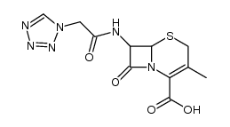 头孢唑啉杂质C结构式