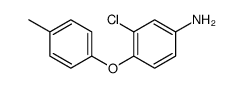 3-chloro-4-(4-methylphenoxy)aniline结构式