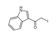 1-(1H-吲哚-3-基)-2-碘乙酮结构式