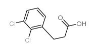 3-(2,3-二氯苯基)丙酸结构式
