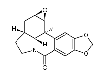 1α,2α-epoxy-9,10-methanediyldioxy-galanthan-7-one结构式
