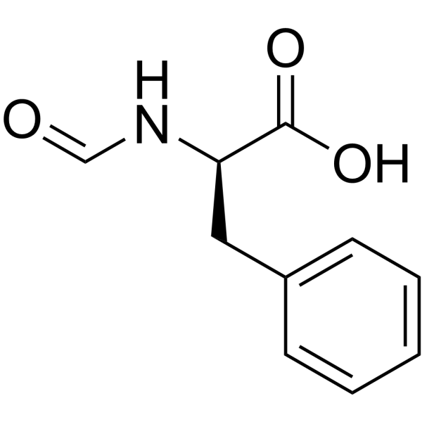 n-formyl-d-phenylalanine structure