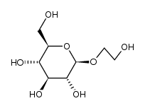 1-O-β-D-glucopyranosyl ethylene glycol Structure
