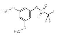 3,5-二甲氧基苯基三氟甲磺酸酯结构式