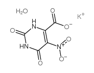 5-nitroorotic acid, potassium salt monohydrate Structure