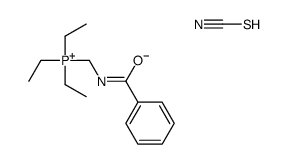 benzamidomethyl(triethyl)phosphanium,thiocyanate Structure