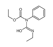 ethyl N-(ethylcarbamoyl)-N-phenylcarbamate Structure