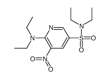 6-(diethylamino)-N,N-diethyl-5-nitropyridine-3-sulfonamide Structure