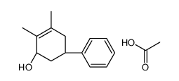 acetic acid,(1S,5R)-2,3-dimethyl-5-phenylcyclohex-2-en-1-ol Structure