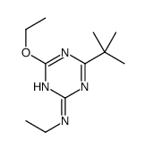 4-tert-butyl-6-ethoxy-N-ethyl-1,3,5-triazin-2-amine结构式