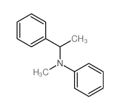 Benzenemethanamine,N,a-dimethyl-N-phenyl- Structure