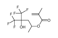 1,1,1-三氟-2-三氟甲基-2-羟基-4-甲基丙烯酸戊酯结构式