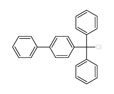 1-(chloro-diphenyl-methyl)-4-phenyl-benzene结构式