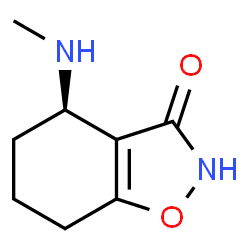 1,2-Benzisoxazol-3(2H)-one,4,5,6,7-tetrahydro-4-(methylamino)-,(4R)-(9CI) Structure