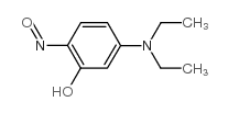 5-(二乙氨基)-2-(亚硝基苯酚)结构式