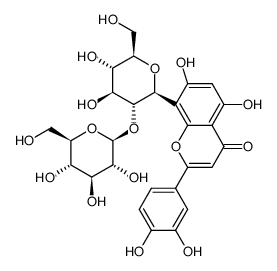 orientin-2''-O-β-D-glucopyranoside Structure