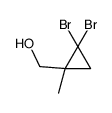(2,2-dibromo-1-methylcyclopropyl)methanol结构式