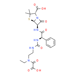 Piperacillin Impurity 12 Disodium Salt Structure