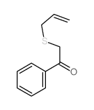 Ethanone,1-phenyl-2-(2-propen-1-ylthio)- Structure
