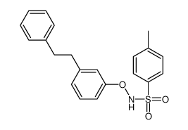4-methyl-N-[3-(2-phenylethyl)phenoxy]benzenesulfonamide Structure