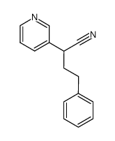 4-PHENYL-2-(PYRIDIN-3-YL)BUTANENITRILE结构式