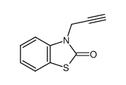 2(3H)-Benzothiazolone,3-(2-propynyl)-(9CI)结构式