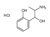 [1-hydroxy-1-(2-hydroxyphenyl)propan-2-yl]azanium,chloride Structure