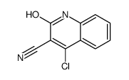 4-Chloro-2-oxo-1,2-dihydroquinoline-3-carbonitrile Structure