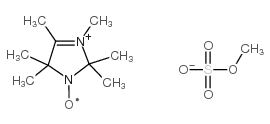 2,2,3,4,5,5-六甲基-3-咪唑啉-1-氧基硫酸甲酯,自由基结构式