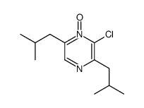 2-chloro-3,6-diisobutylpyrazine 1-oxide Structure