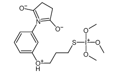1-[3-[3-(Trimethoxysilyl)propoxy]phenyl]-2,5-pyrrolidinedione structure