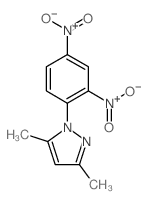1-(2,4-dinitrophenyl)-3,5-dimethyl-pyrazole Structure