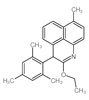 Benzeneethanimidicacid, 2,4,6-trimethyl-N-(4-methylphenyl)-a-phenyl-, ethyl ester Structure