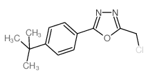 2-(4-tert-butylphenyl)-5-(chloromethyl)-1,3,4-oxadiazole Structure