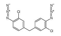 1-azido-4-[(4-azido-3-chlorophenyl)methyl]-2-chlorobenzene Structure