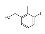 (3-碘-2-甲基苯基)甲醇结构式