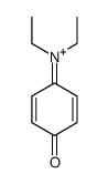 N-ethyl-N-(4-oxocyclohexa-2,5-dien-1-ylidene)ethanaminium结构式