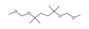 2,5-bis(methoxymethoxy)-2,5-dimethylhexane结构式