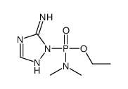2-[dimethylamino(ethoxy)phosphoryl]-1,2,4-triazol-3-amine结构式
